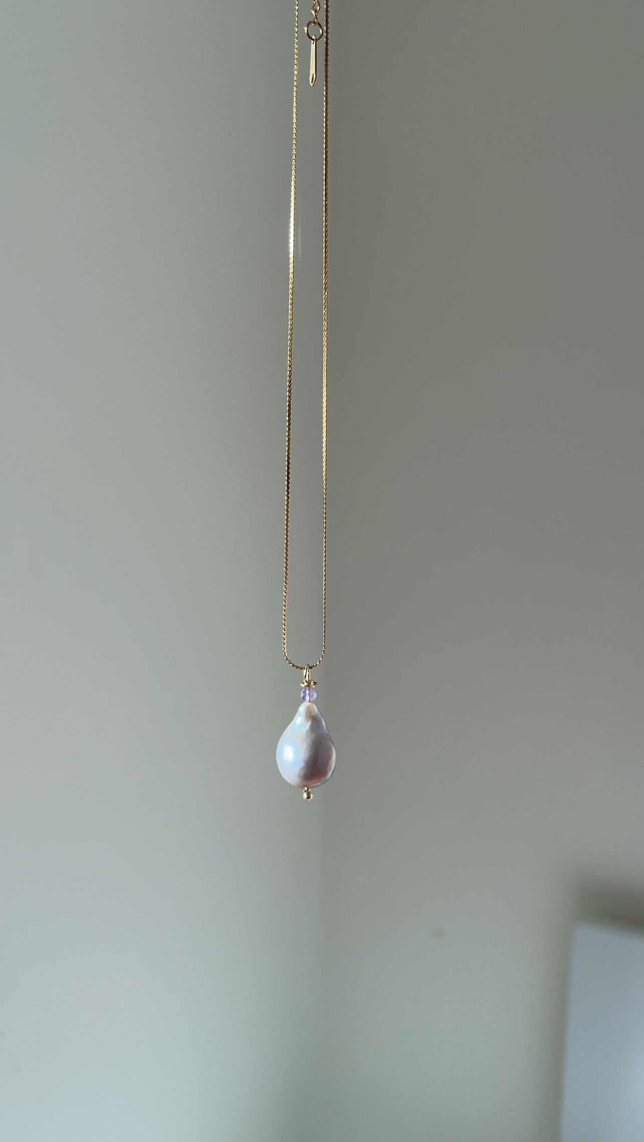 Baroque pearl necklace