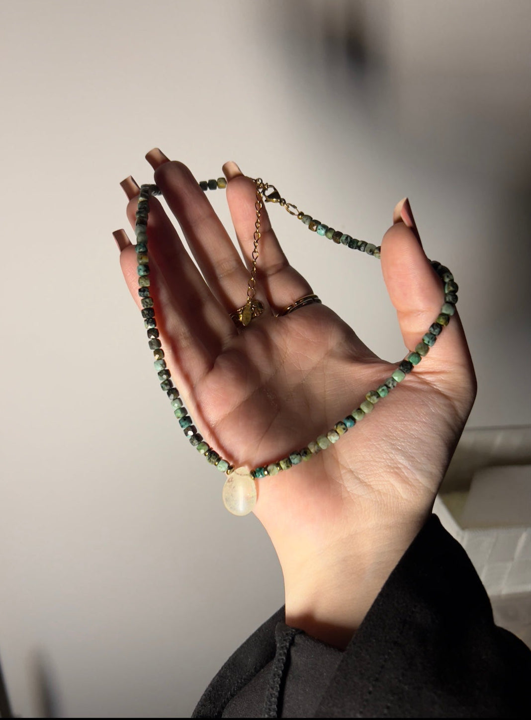 African Turquoise with Jade