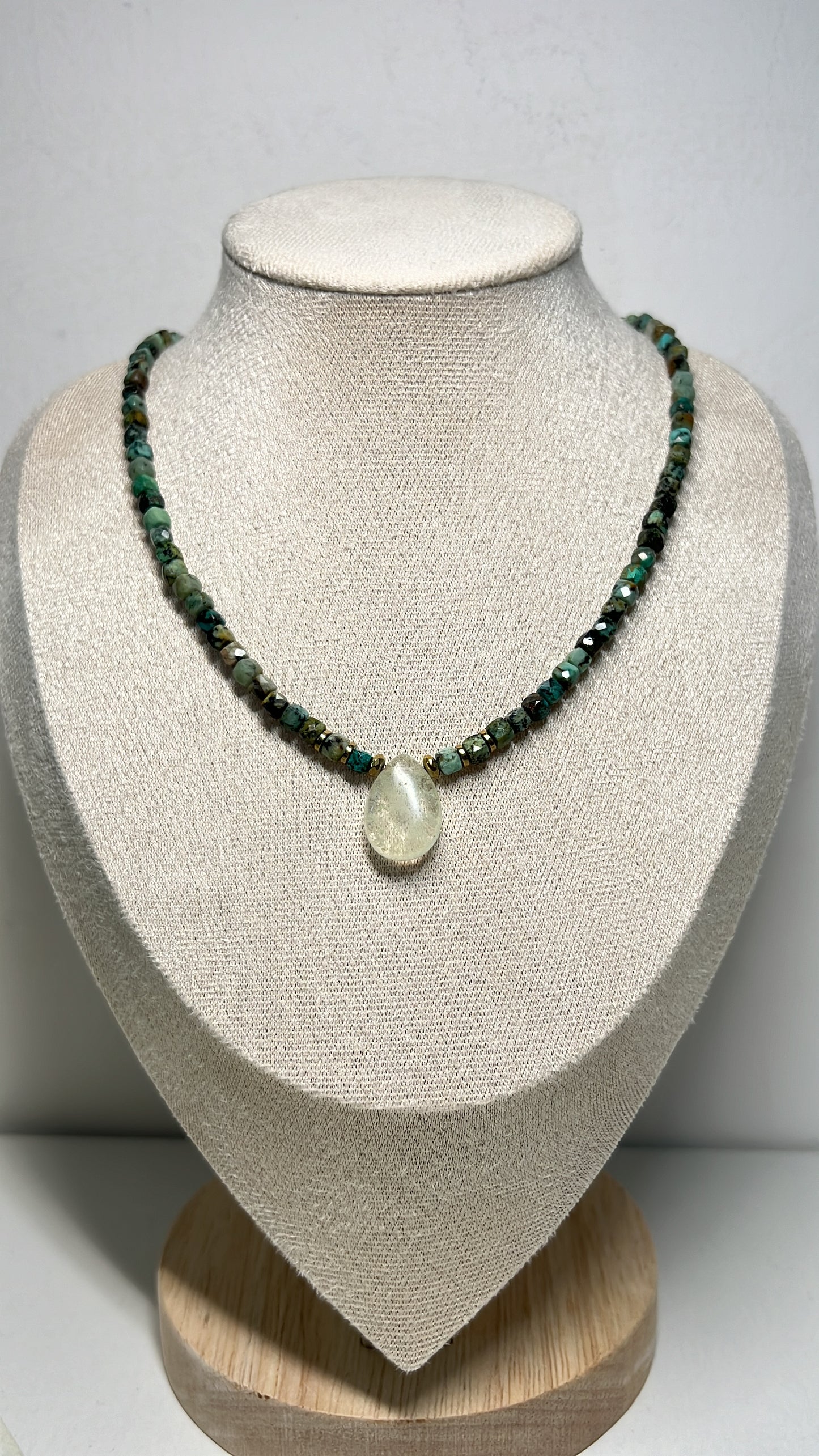 African Turquoise with Jade